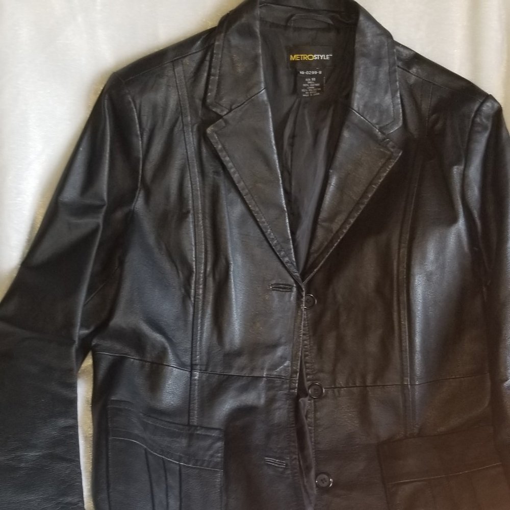 Leather jacket